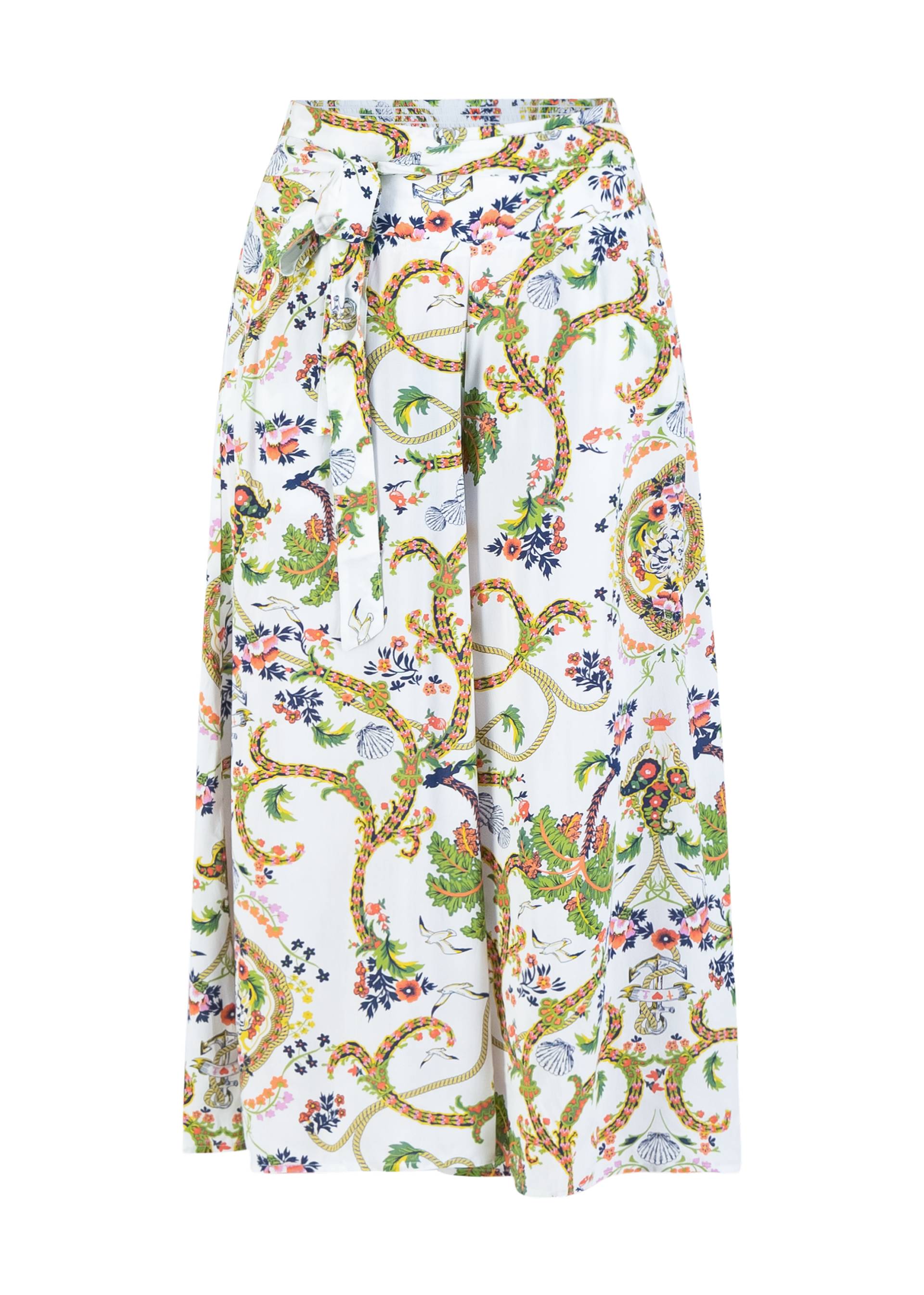 Summer Pants Flotte Culottes, port royal, Trousers, White