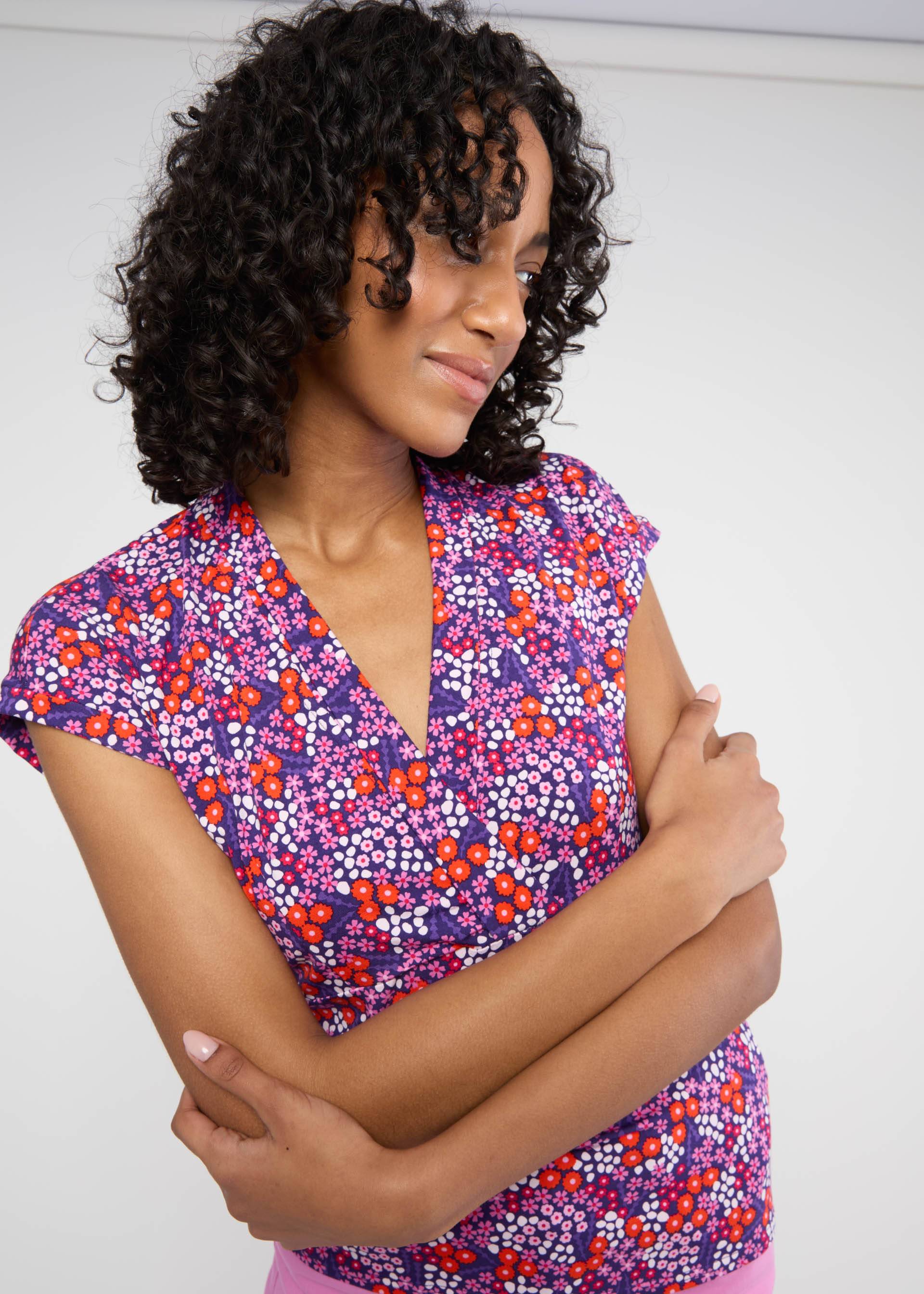 Top Mon Cher Cache-Cœur, reef meadow, Tops, Purple