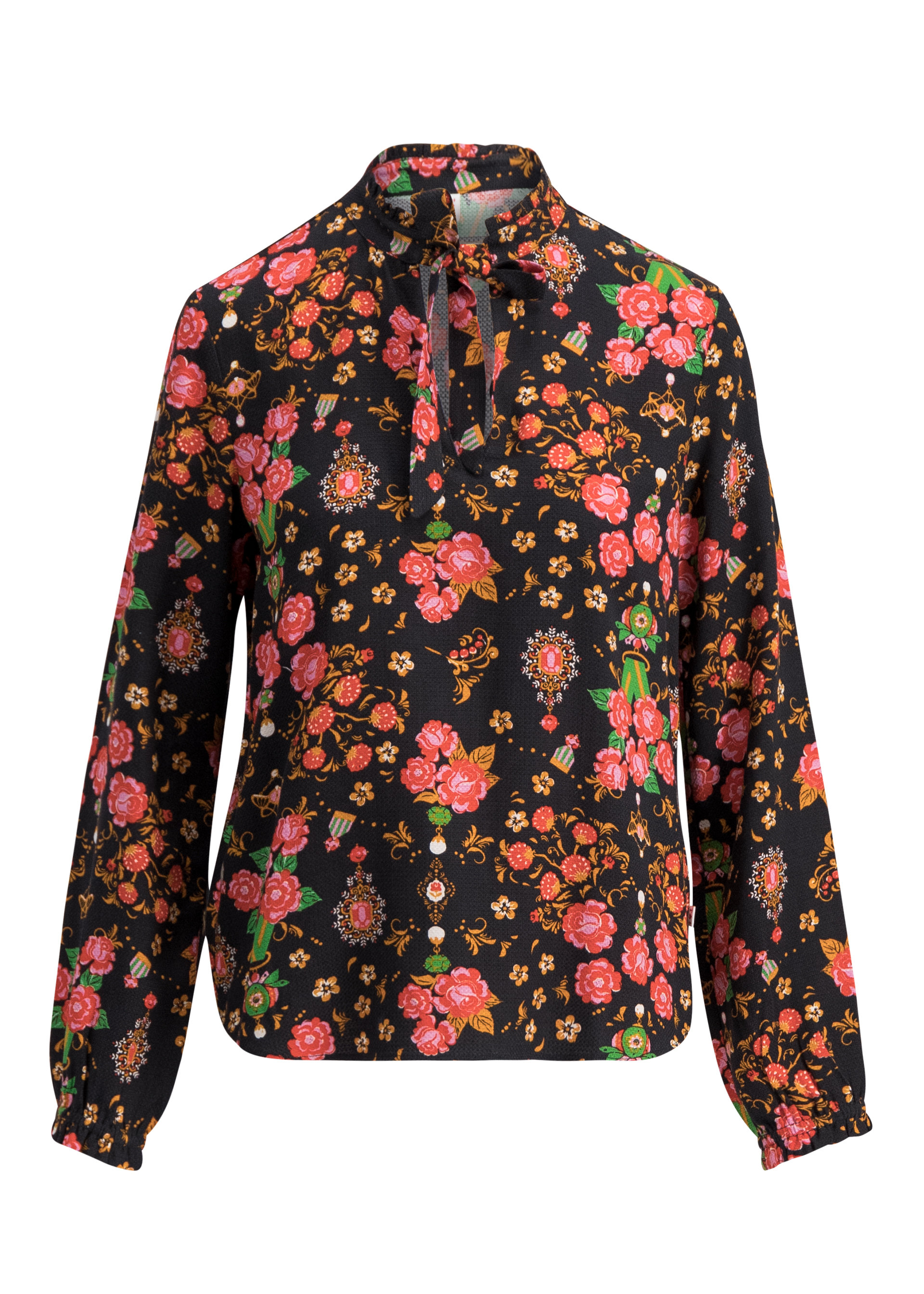 Bluse carrot and stick, royal ruby, Blusen & Tuniken, Schwarz