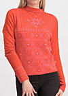 cosy and cool, norwegian polar lights, Knitted Jumpers & Cardigans, Orange