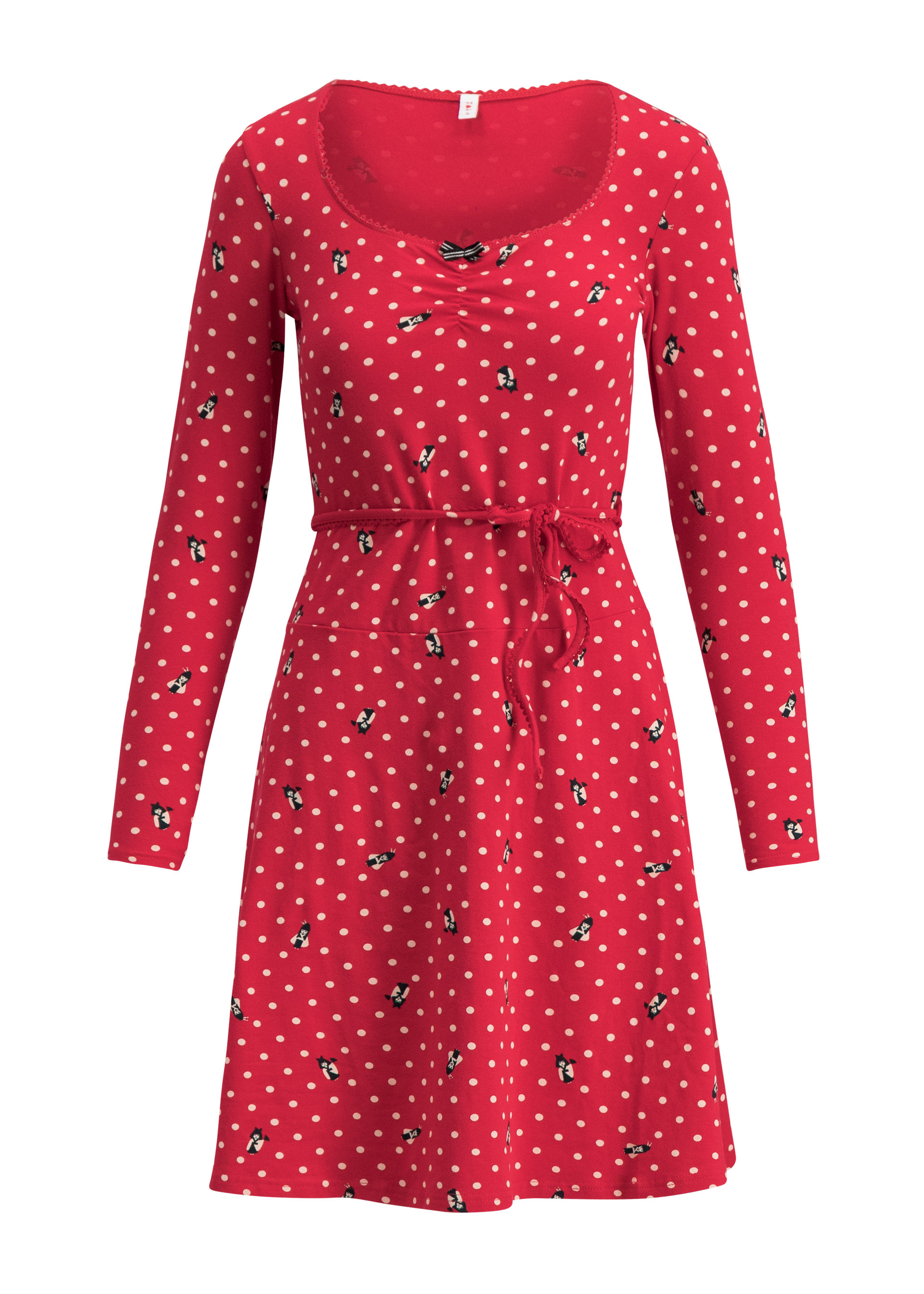 Jersey Dress happy folks joy, gracious geishas, Dresses, Red