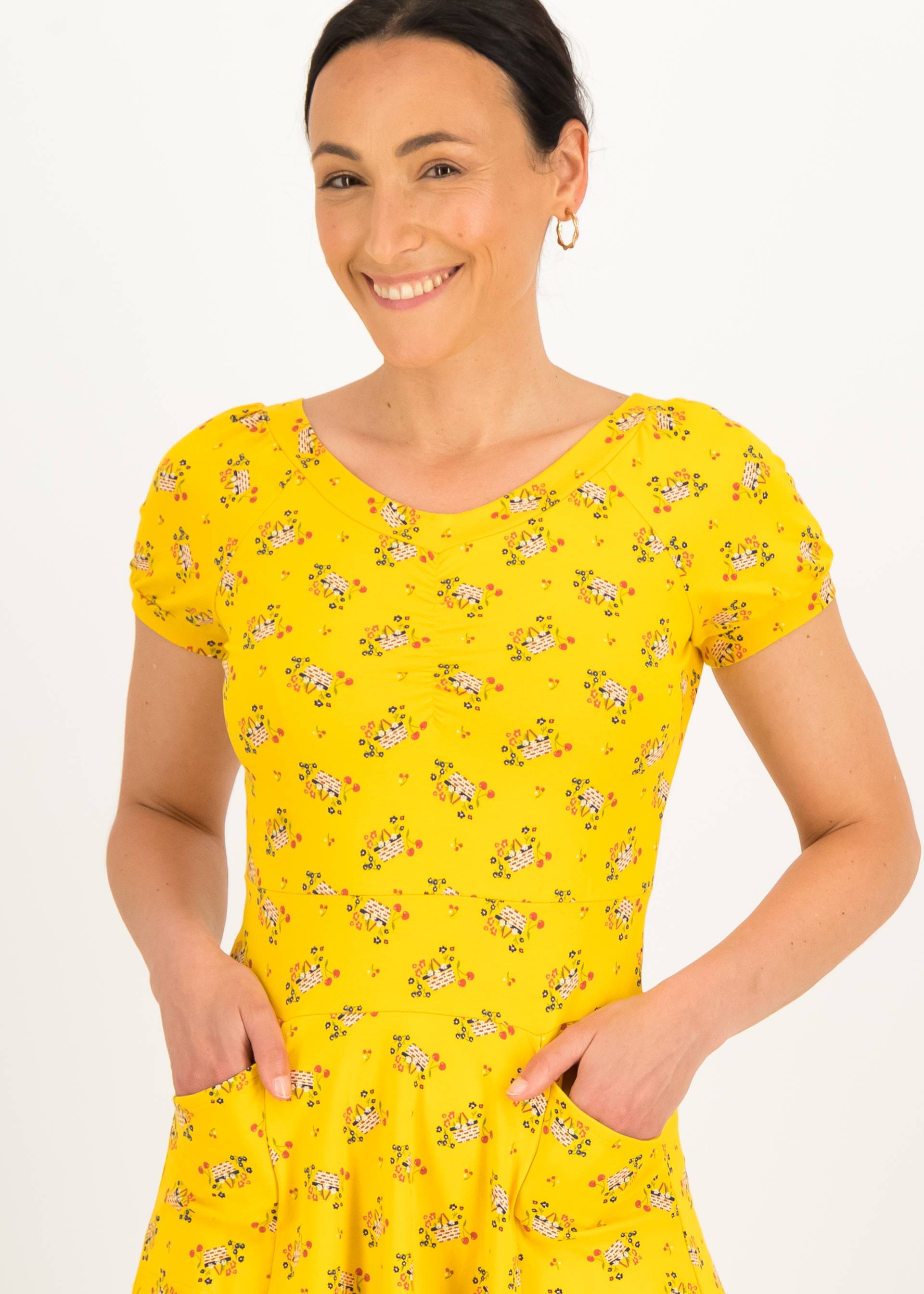 Sommerkleid Picknick Party, happy sunday, Kleider, Gelb