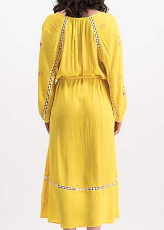 Midikleid bohemian beauty, sunflower crepe, Kleider, Gelb