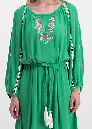 bohemian beauty, smaragd crepe, Dresses, Green