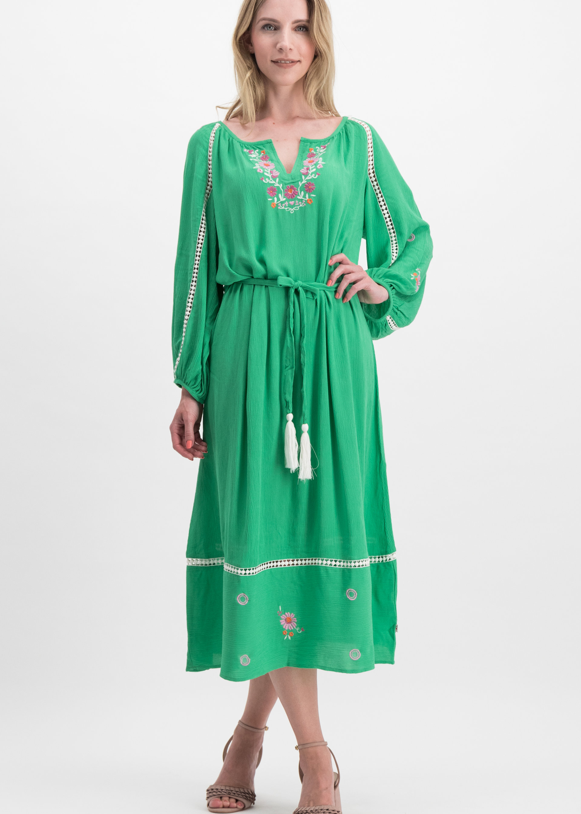 bohemian beauty, smaragd crepe, Dresses, Green