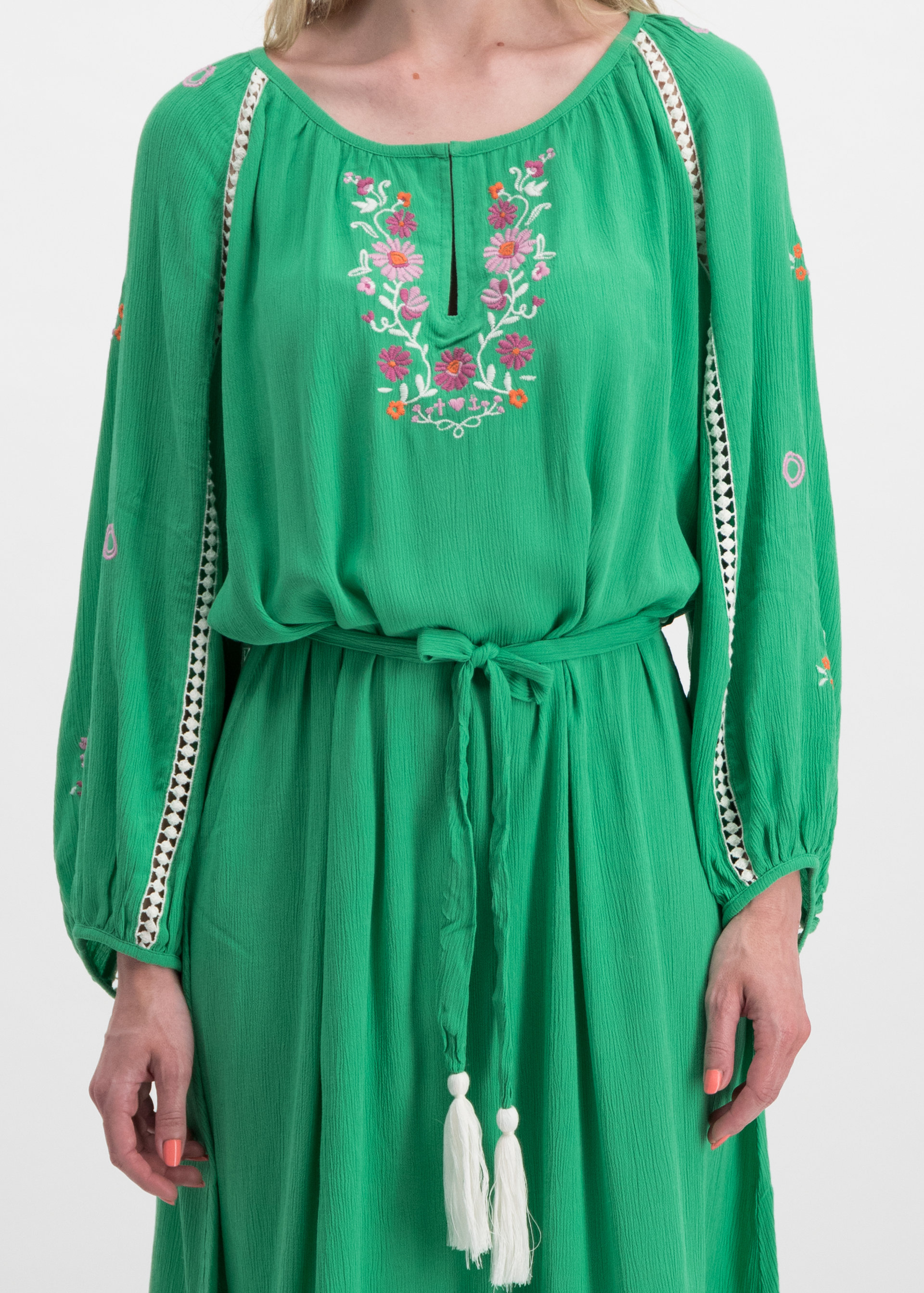 bohemian beauty, smaragd crepe, Dresses, Green