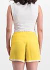 Shorts superwelle, sunflower crepe, Trousers, Yellow