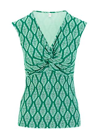 Top Savanna Knot, happy summer vibes, Shirts, Grün