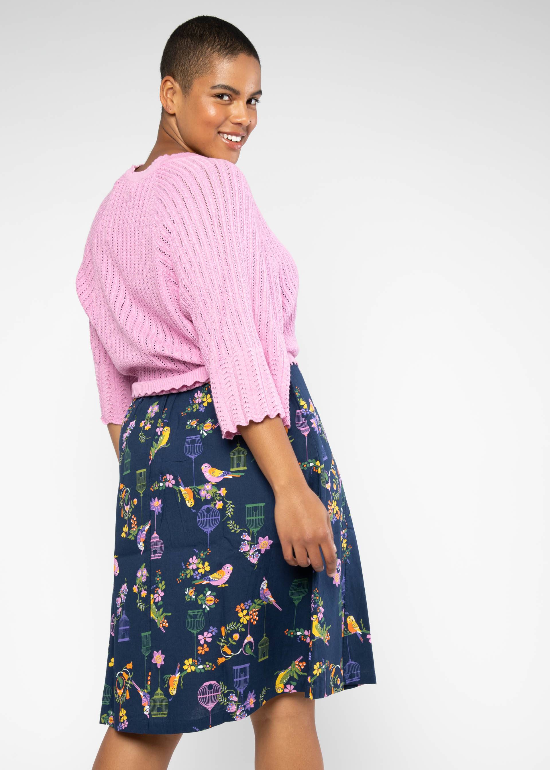 Sommerrock Clockwork Vintage, multicolor budgie, Röcke, Blau