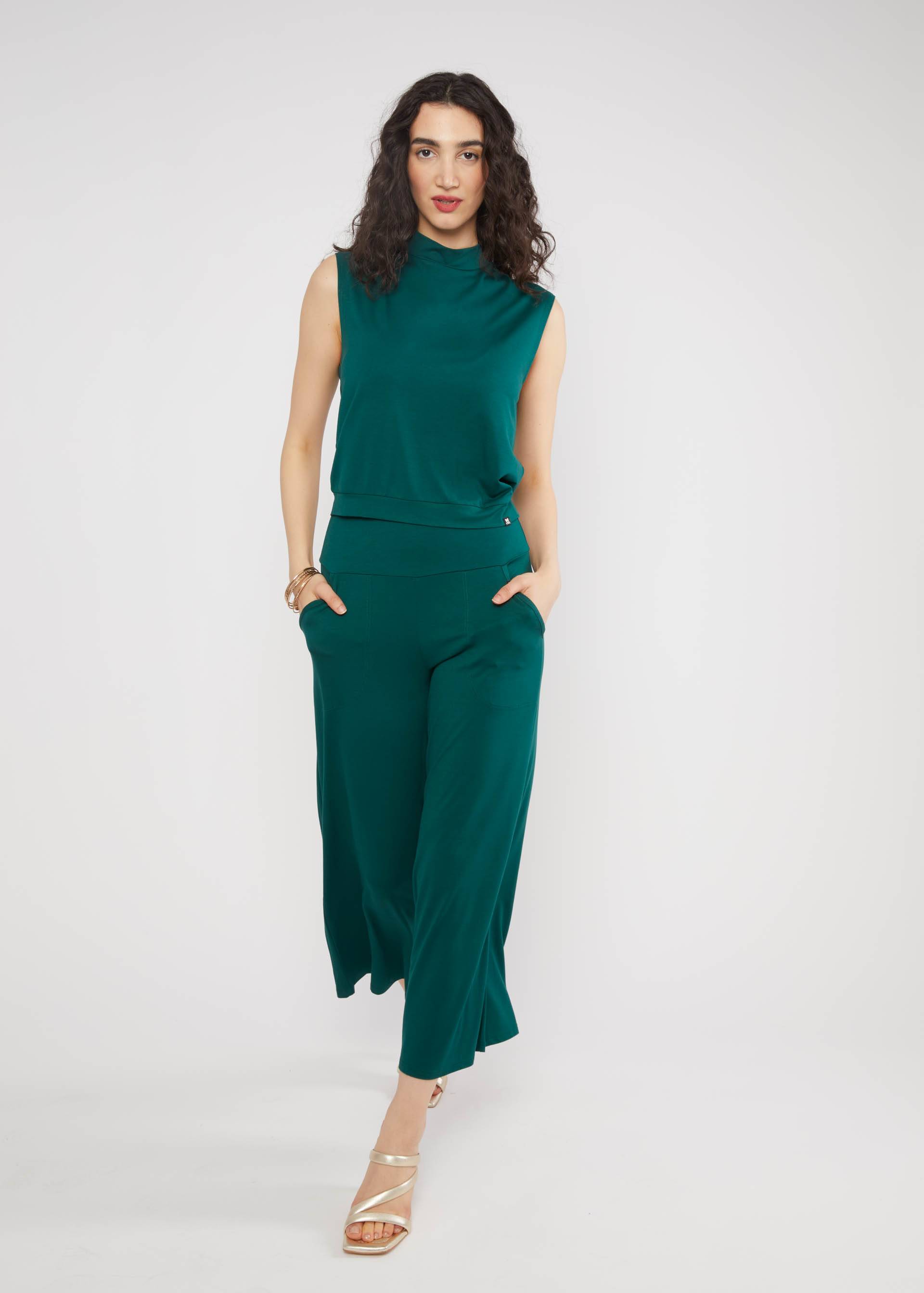 Culottes Cul de Berlin, dense forest green, Trousers, Green
