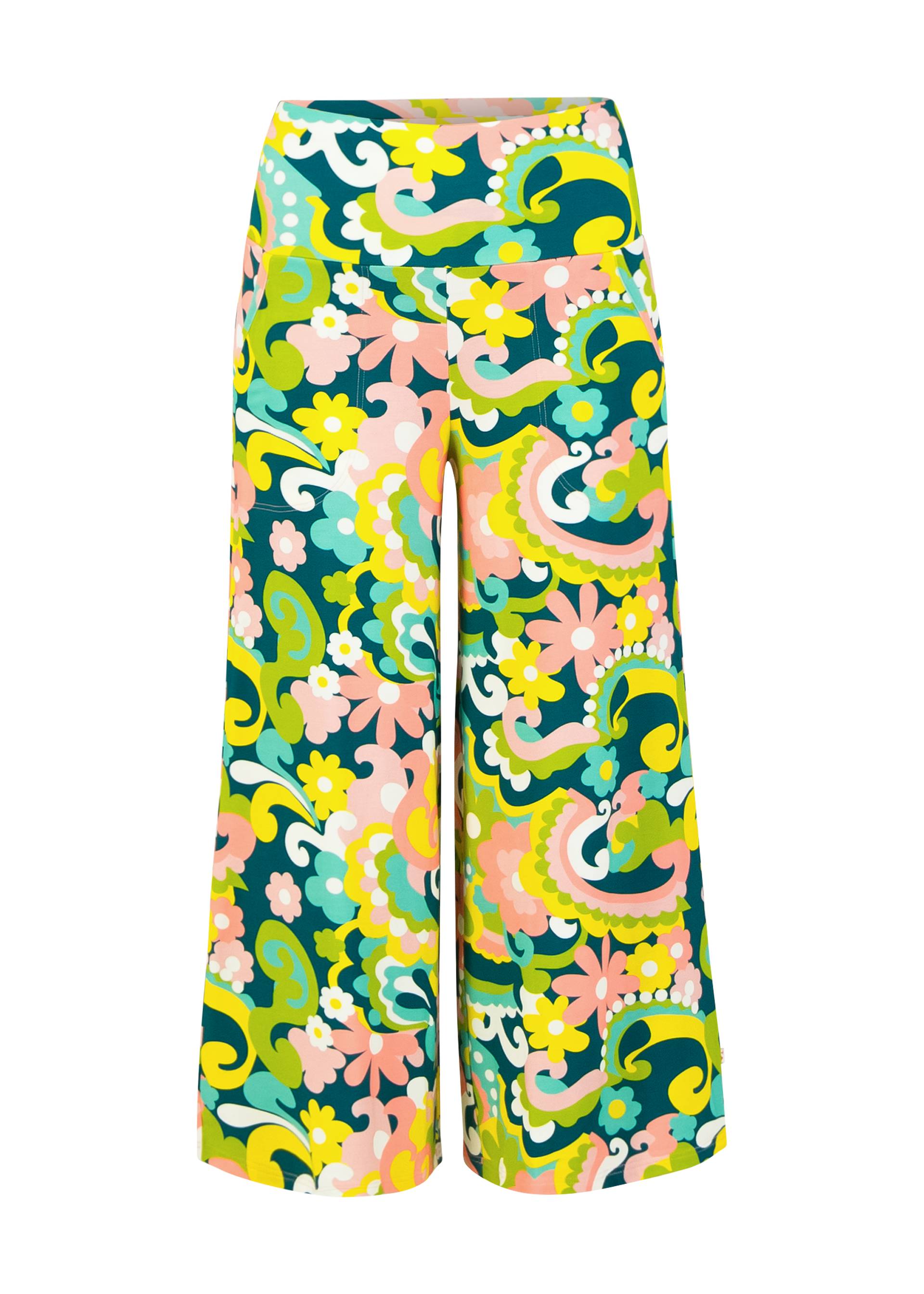 Culottes Cul de Berlin, swaying flowers, Trousers, Yellow