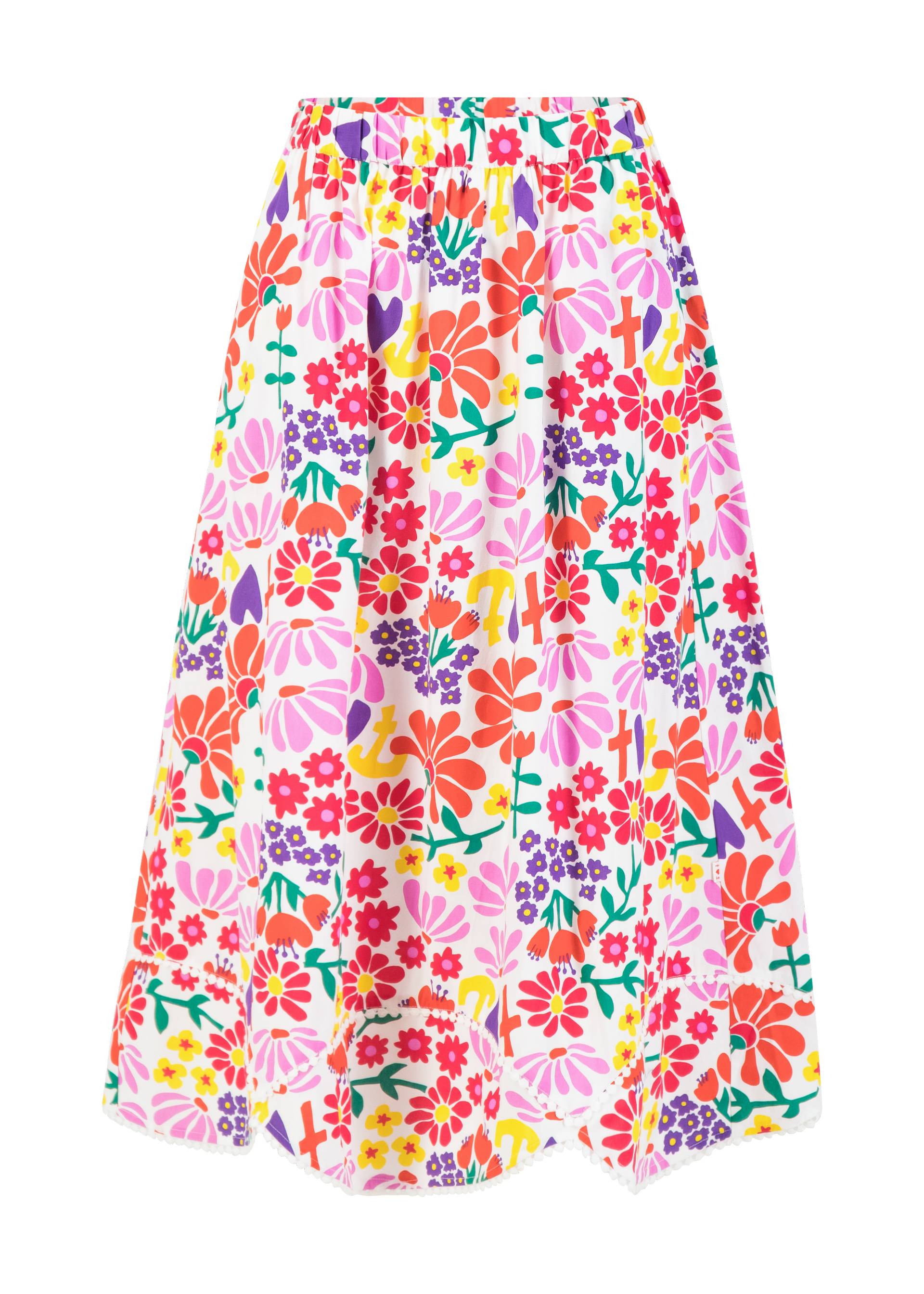 Midirock Eye of the Tiger, flower market, Röcke, Weiß