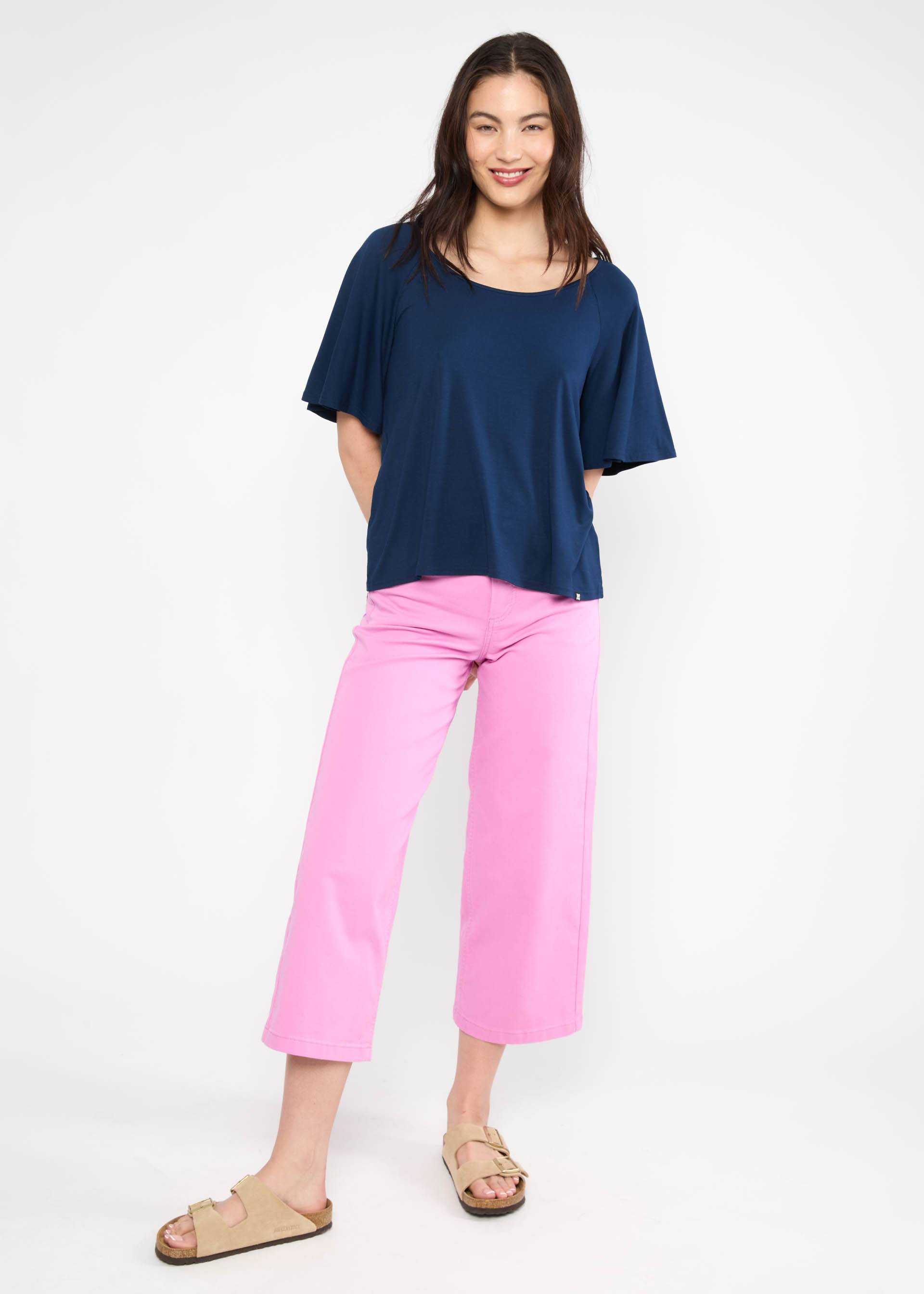 Jerseyshirt Fly Little Bird, inner cornflower blue, Shirts, Blau