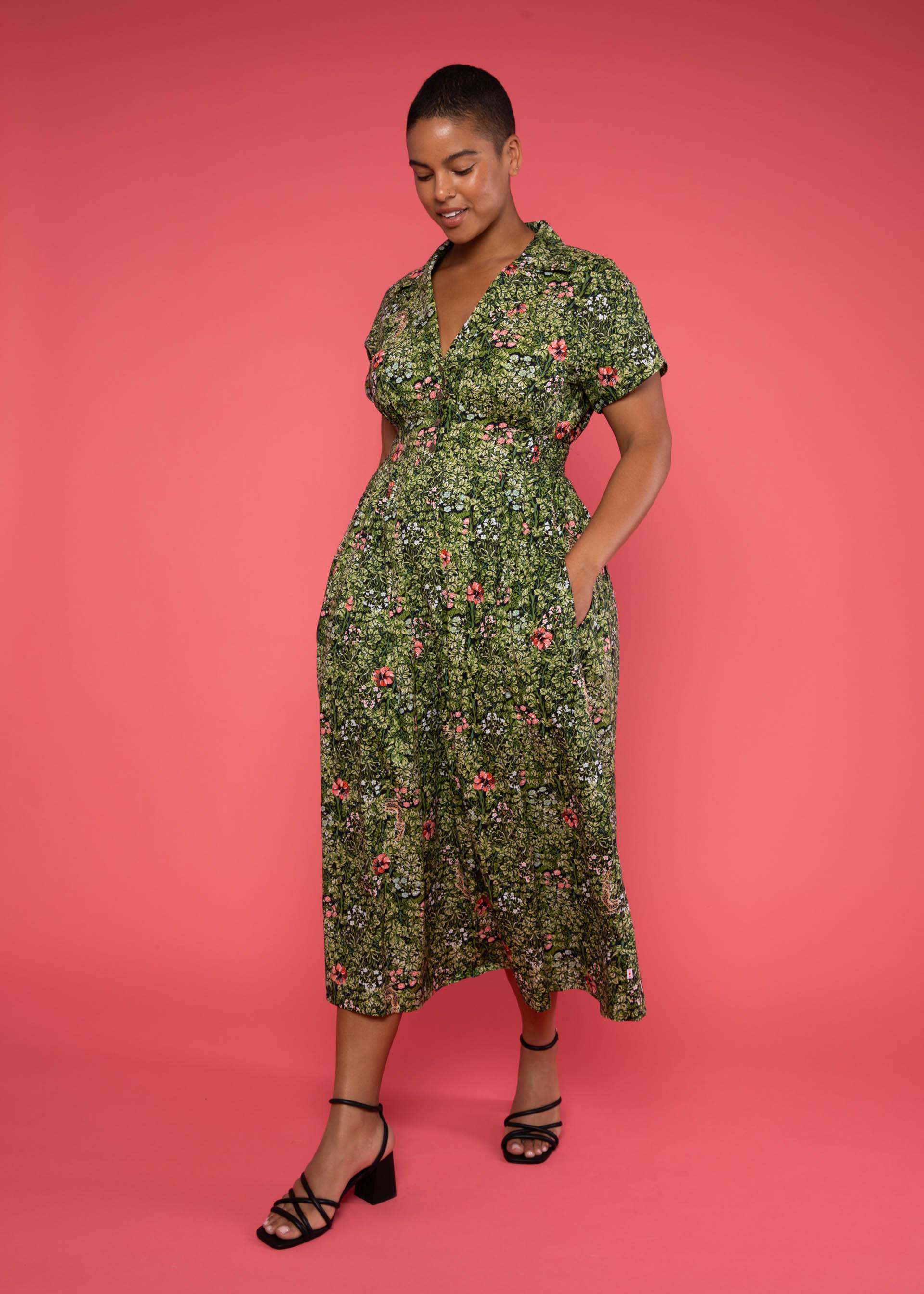 Midikleid Grand Opening, wild and shy, Kleider, Grün