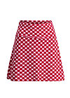 Mini Skirt romance, spot the dot, Skirts, Red