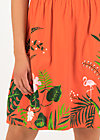 Summer Dress botanical attraction, tropical heat, Dresses, Red