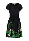 Summer Dress botanical attraction, tropical night, Dresses, Black