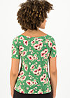 T-Shirt carmelita, floral florida, Shirts, Green