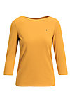 Jersey Top logo 3/4 sleeve, back to yellow, Shirts, Yellow