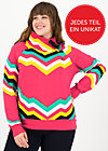 oh so nice, super rainbow stripes, Sweatshirts & Hoodies, Rot