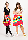 supernatural, super rainbow stripes, Skirts, Red