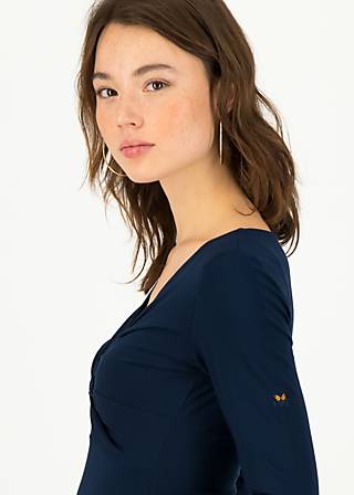 Longsleeve hot knot lacy, team blue, Shirts, Blau