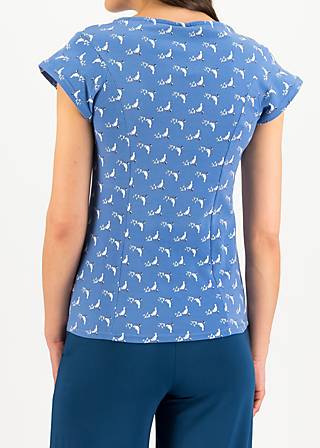 T-Shirt Hot Knot Open Hearted, ducky ducks, Shirts, Blau