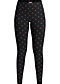 Thermo leggings walking on clouds, tiny heart, Leggings, Black