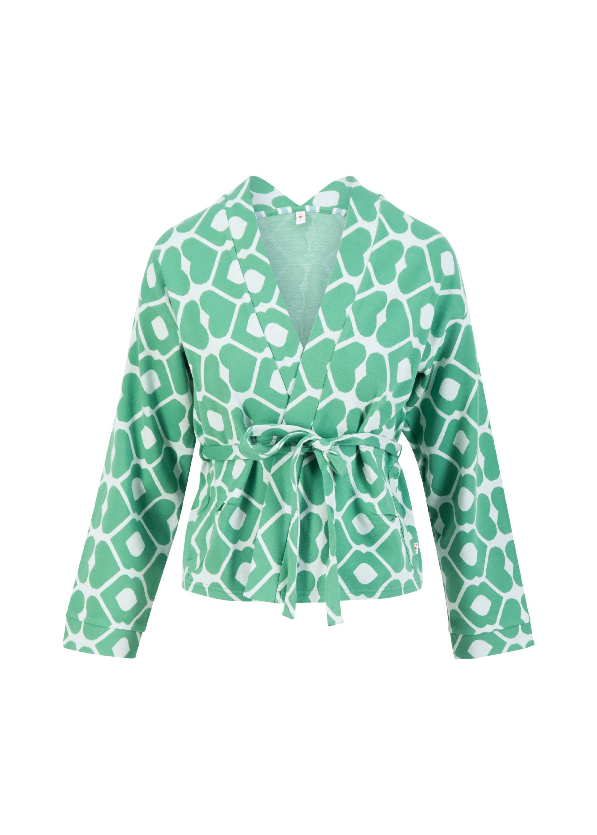 Cardigan Cardymono, loving kiss green, Cardigans, Blue