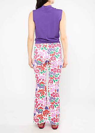 Schlaghose Dancing Jazz, feel free flower, Hosen, Wei&szlig;