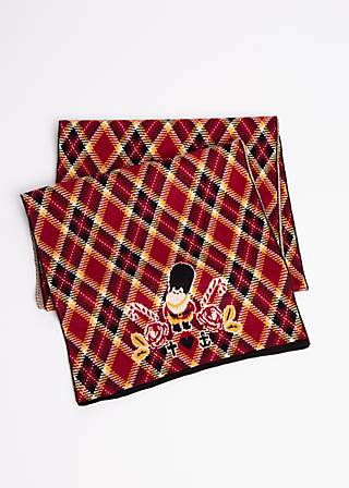 Strickschal sweet cheat tales, britmax checky, Accessoires, Rot