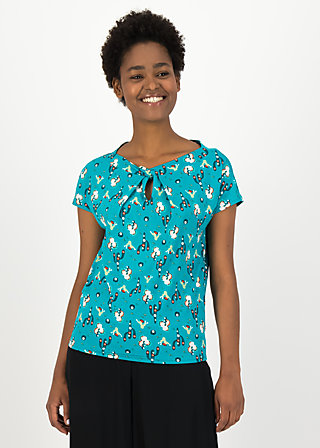 T-Shirt safari sailorette, spirit of sahara, Blouses & Tunics, Turquoise