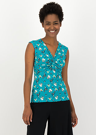 Sleeveless Top savanna knot, spirit of sahara, Shirts, Turquoise