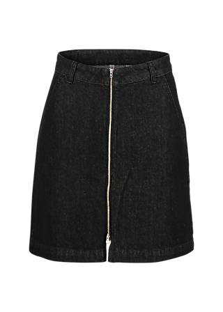 Jeansrock Coquetry Charm, midnight ash denim, R&ouml;cke, Schwarz