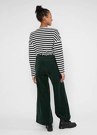 Culotte Jolly Marleen, fine needle green, Hosen, Grün