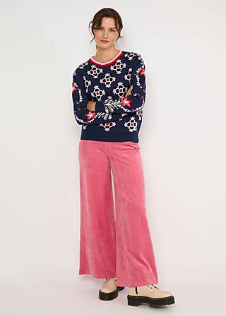 Culotte Jolly Marleen, fine needle pink, Hosen, Rosa