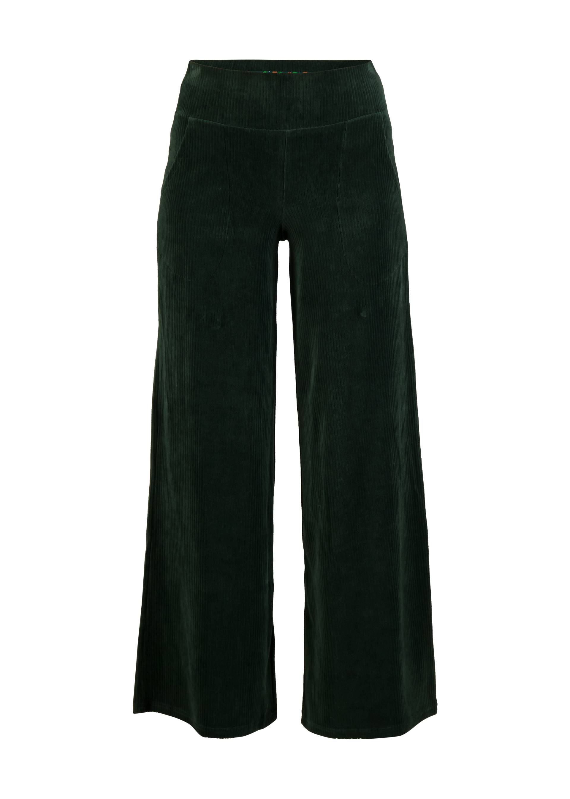 Culotte Jolly Marleen, fine needle green, Hosen, Grün