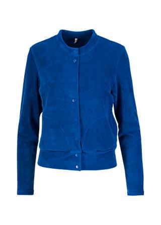 Terry Jacket Terry me Zip up, summer 1970, Cardigans, Blue