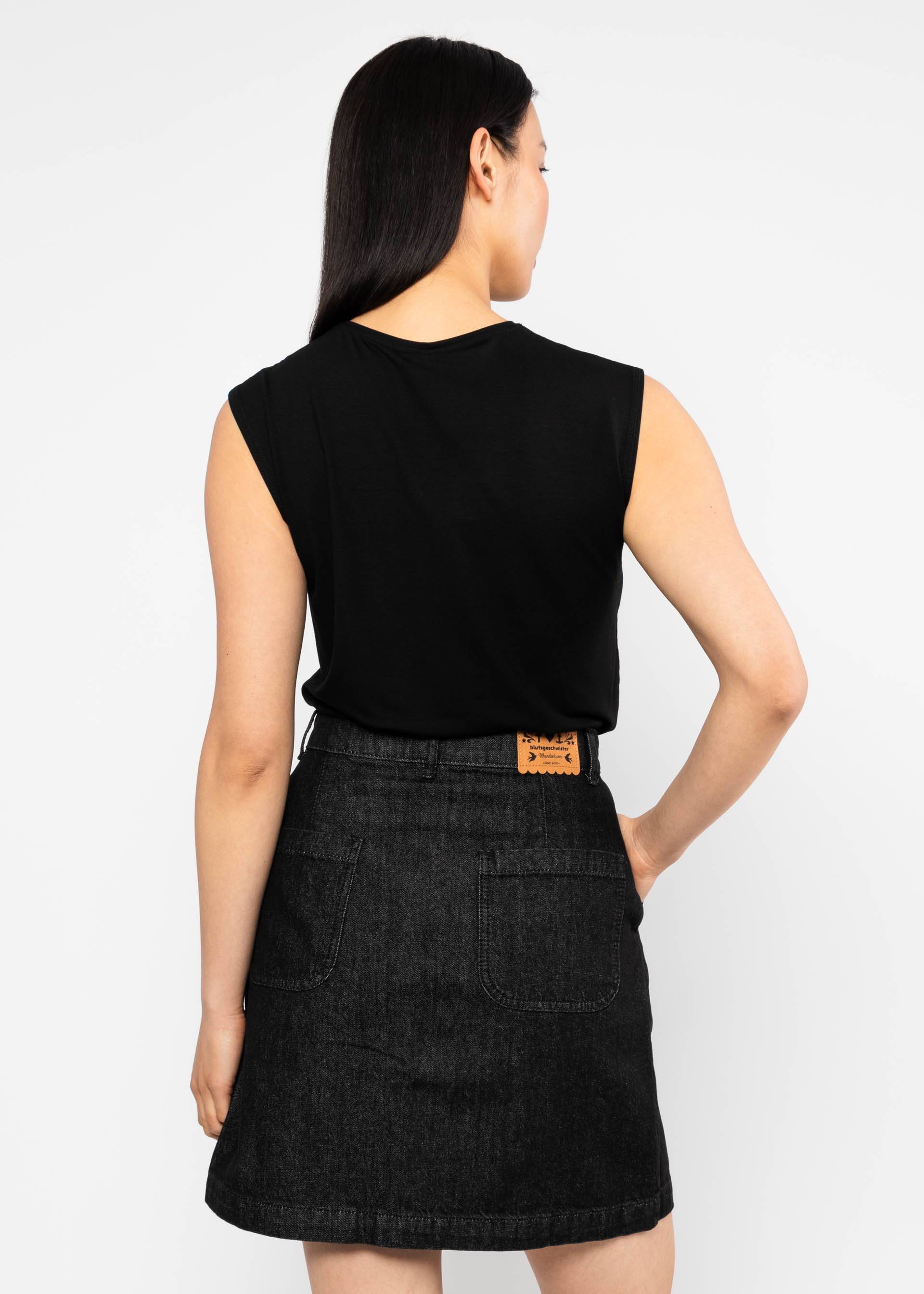 Jeansrock Coquetry Charm, midnight ash denim, R&ouml;cke, Schwarz