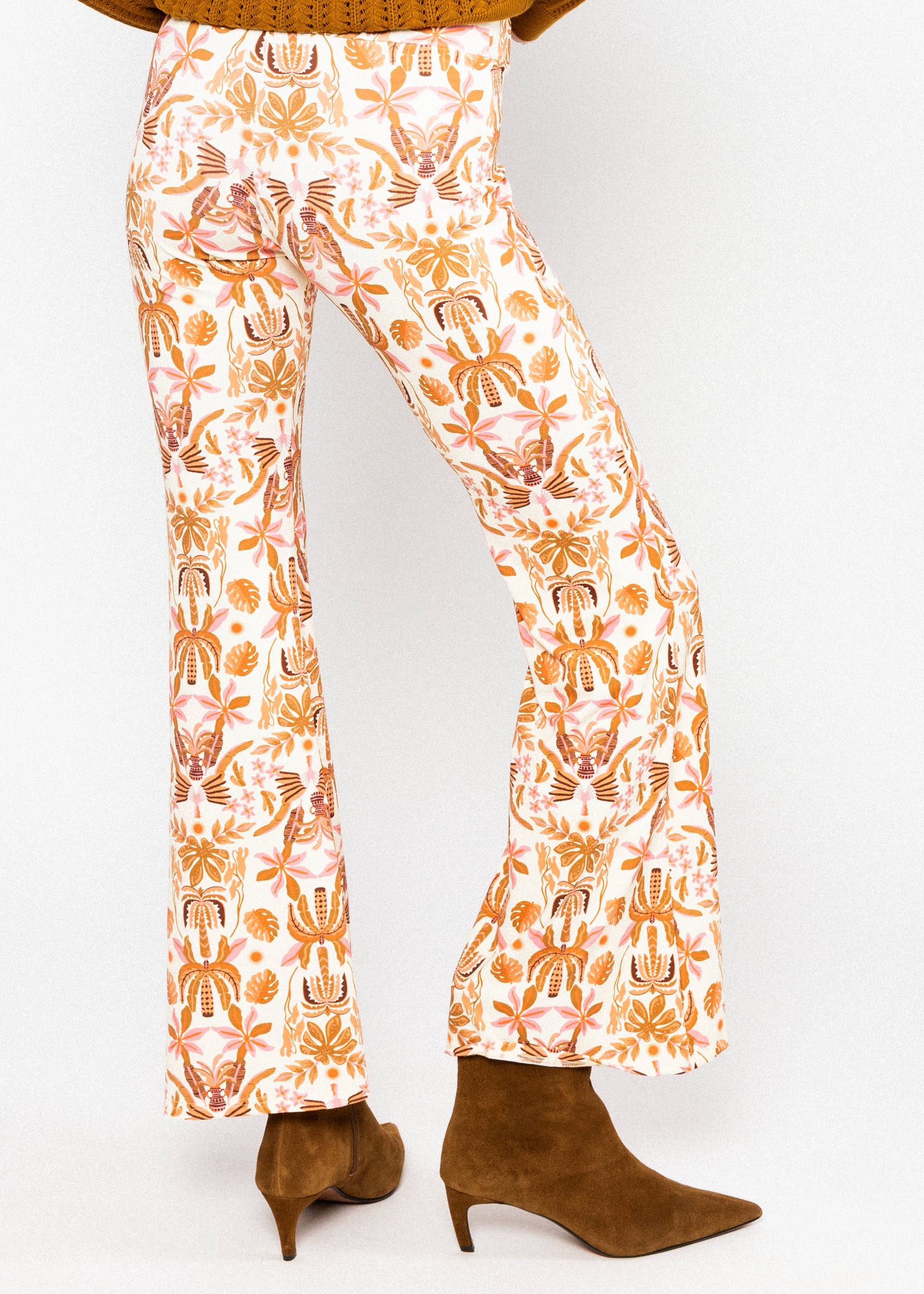 Schlaghose Dancing Jazz, sunkissed caramel dream, Hosen, Beige