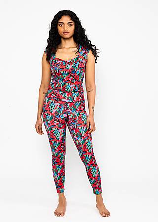 Sports Leggings Ohmm Legs, cavewoman painting, Leggings, Black