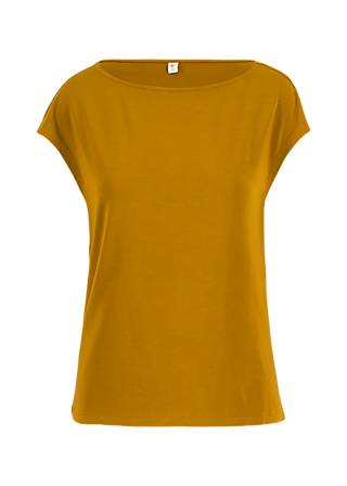 Top Breezy Flowgirl, strong ochre, Tops, Brown
