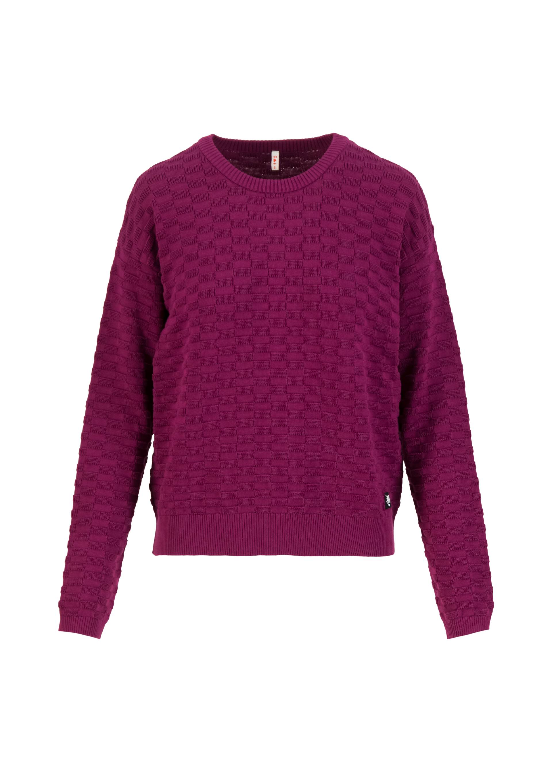 Strickpullover Chic Promenade, diamond knit pink, Strickpullover, Lila