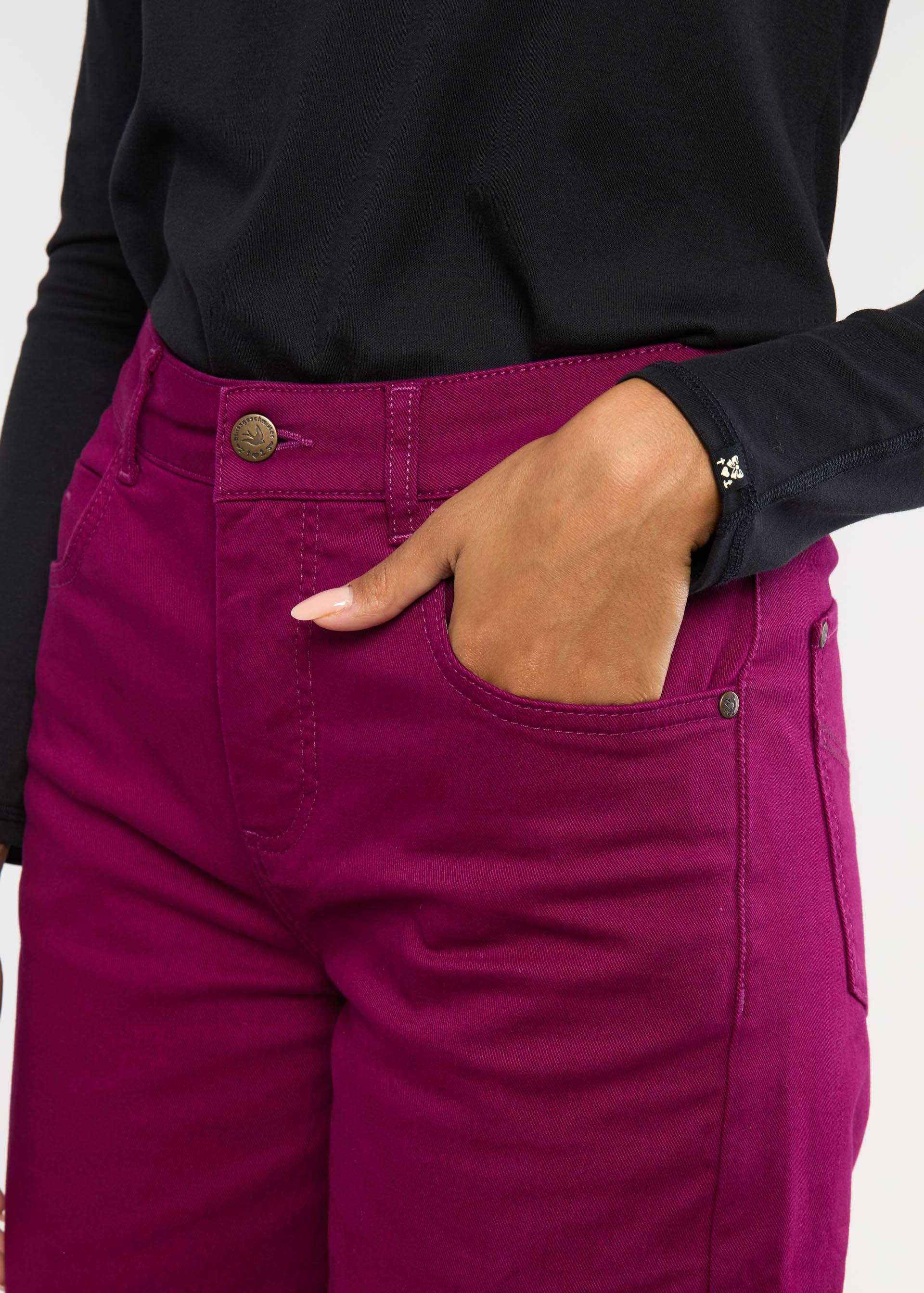 Culottes High Waist Culotte, my opulent purple, Trousers, Purple