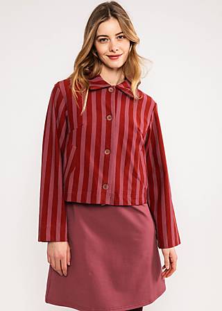 Sweatjacke Jacky's Joy, giddy up stripe, Jacken & M&auml;ntel, Rosa
