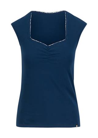 Top Let Romance Rule, dark ultramarine blue, Shirts, Blau