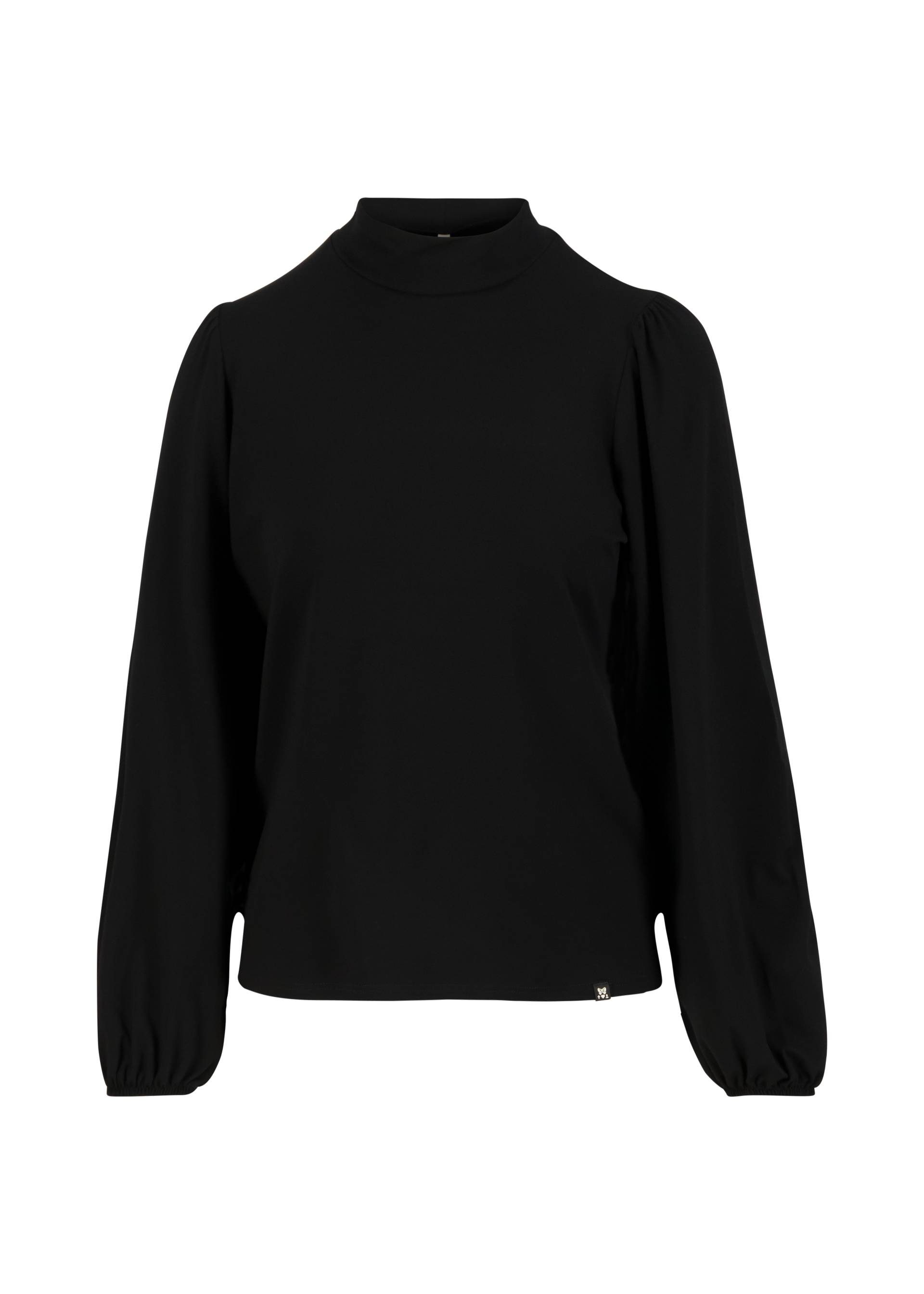 Longsleeve Lonely Lips Angel, soot black, Tops, Black