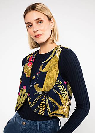 Weste Westcoast Waistcoat, western romance, Jacken & M&auml;ntel, Blau