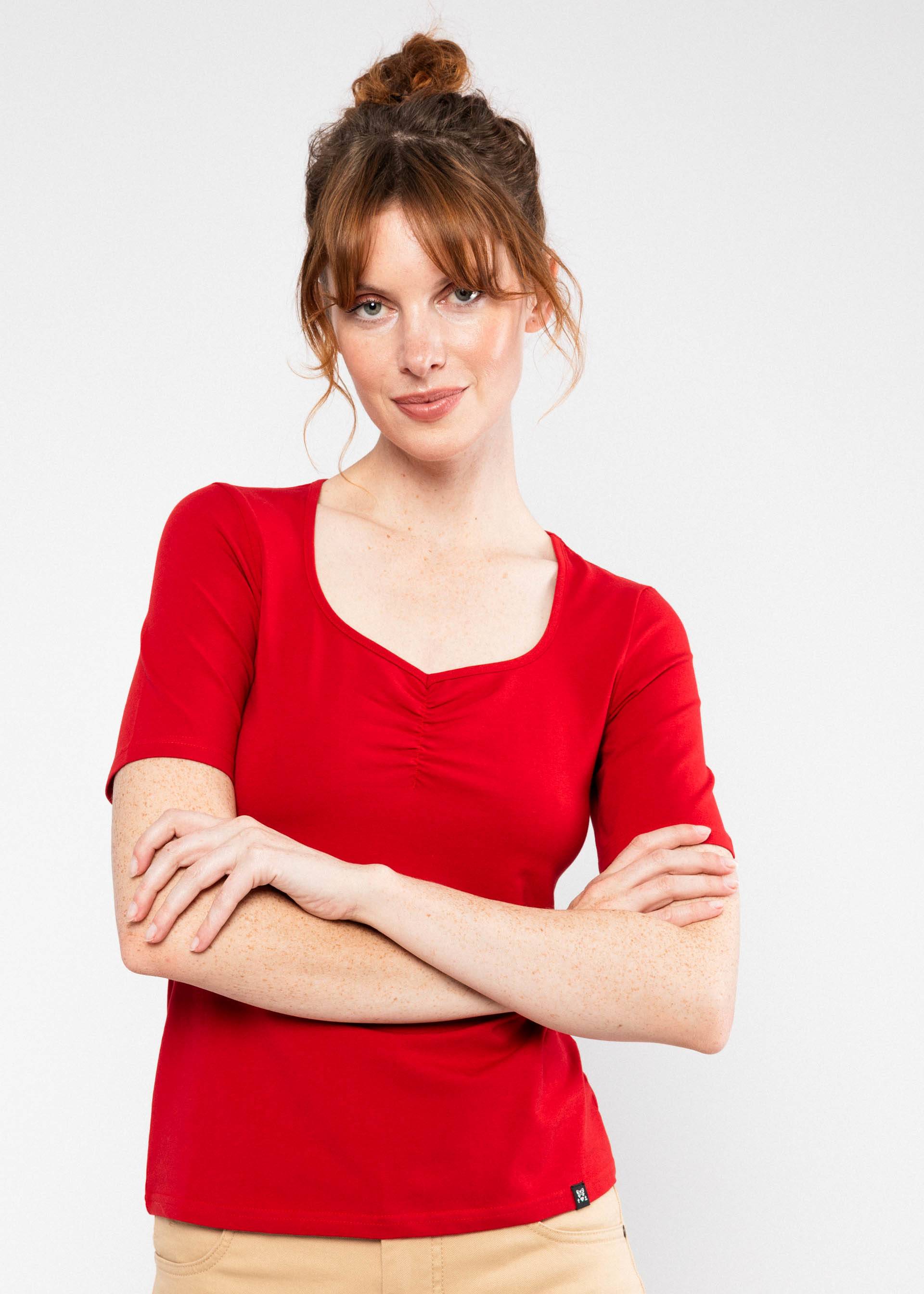 T-Shirt Balconnet F&eacute;minin, summer cherry red, Tops, Red