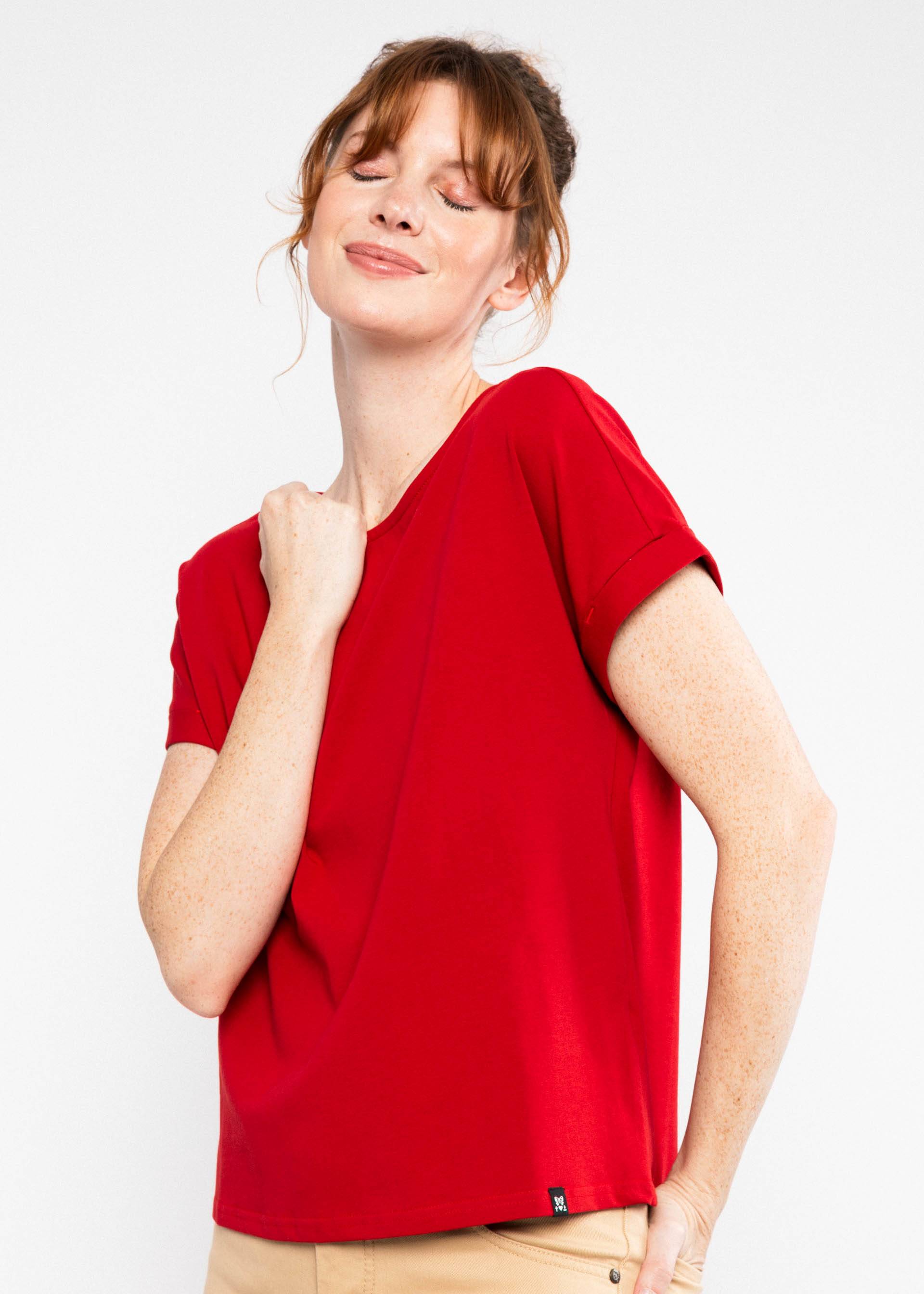 Jerseyshirt Glow and Grow, summer cherry red, Shirts, Rot